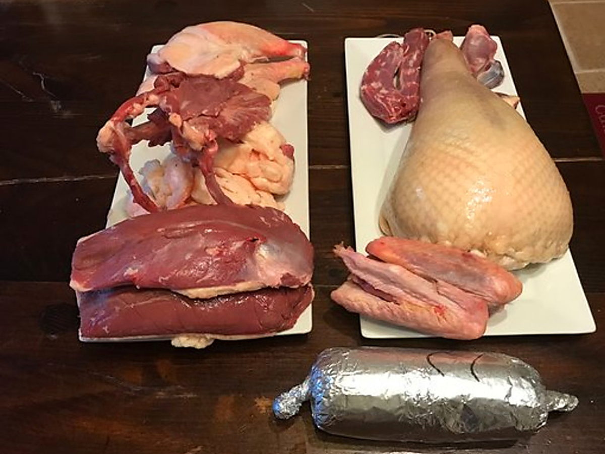 Stage de découpe du canard